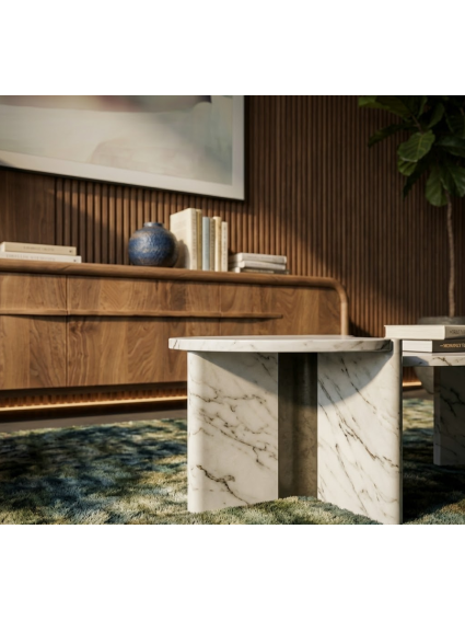 TRAZO 160 X 40 mueble TV madera de mango
