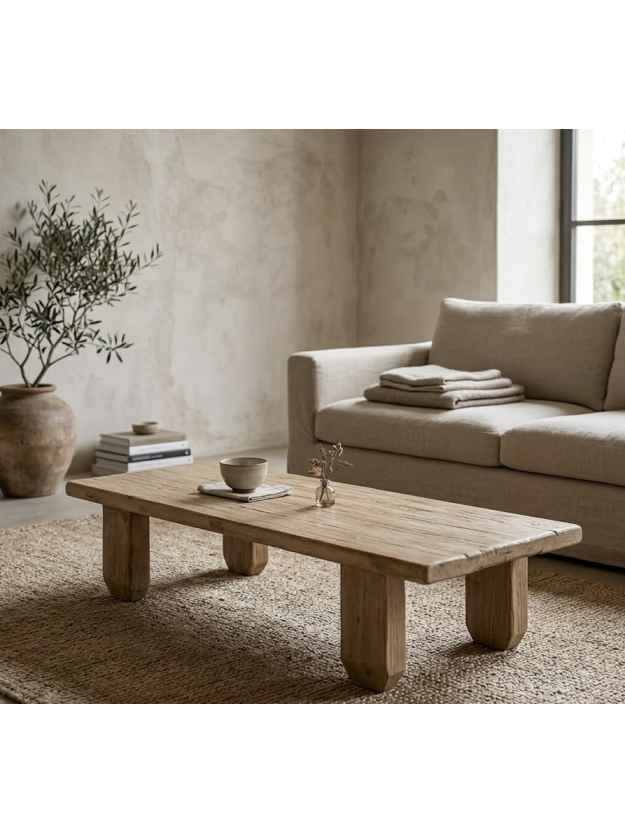 CANDELA 178 X 69 mesa de centro madera de pino