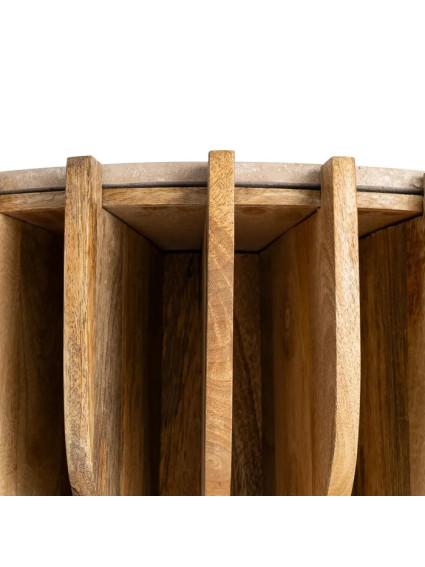 TORRE 92 X 40 consola madera de mango-mármol