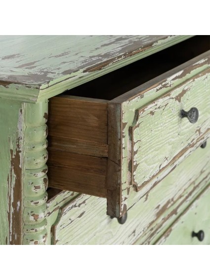 MUSGO 95 X 45 cómoda madera reciclada de pino