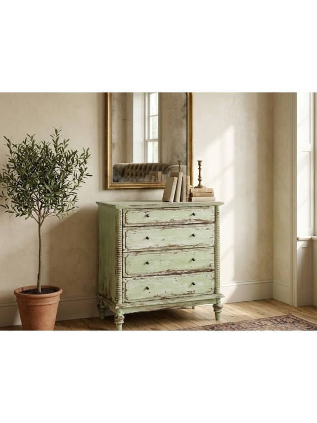 MUSGO 95 X 45 cómoda madera reciclada de pino