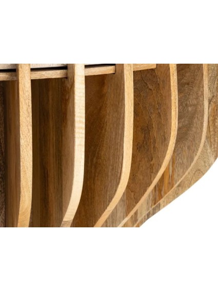 TORRE 92 X 40 consola madera de mango-mármol