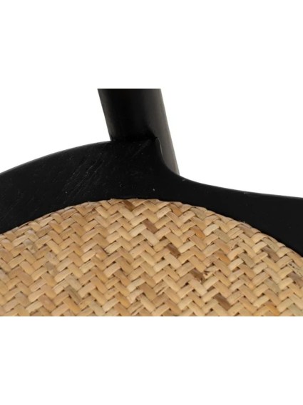 CASTAÑAR NEGRA 45 X 41silla natural madera de olmo