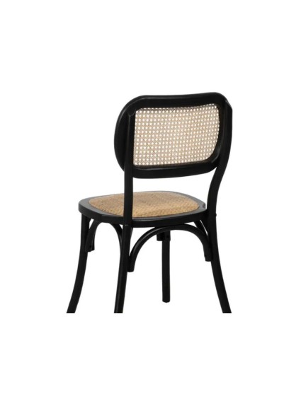 CASTAÑAR NEGRA 45 X 41silla natural madera de olmo