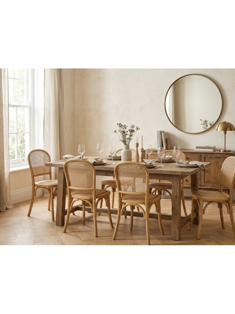 PRADERA 45 X 57 silla natural madera de olmo