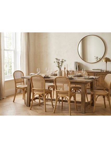 PRADERA 45 X 57 silla natural madera de olmo