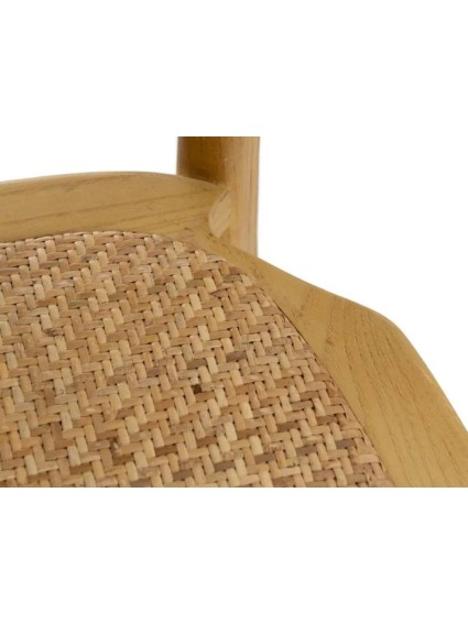 PRADERA 45 X 57 silla natural madera de olmo