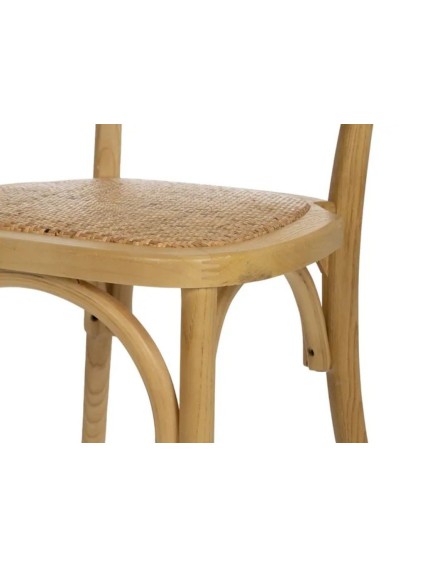 PRADERA 45 X 57 silla natural madera de olmo