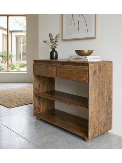 LINAJE 100 X 35 consola madera de mango