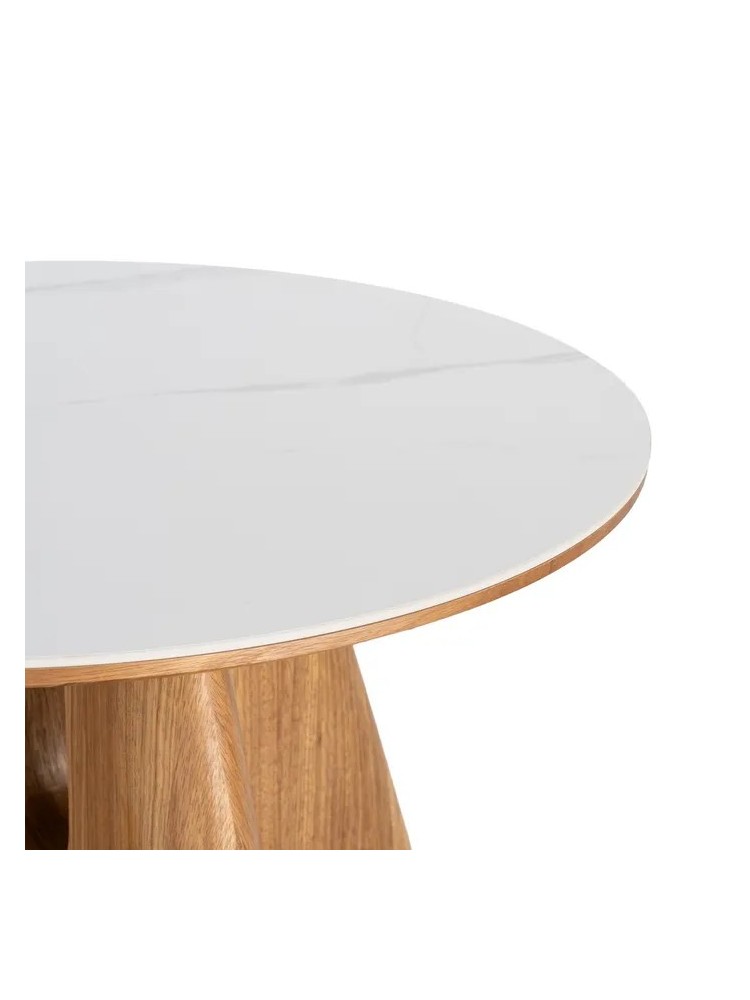 NUDO 80 X 80 mesa de centro marrón