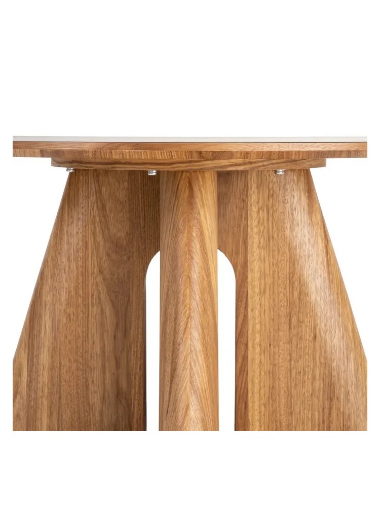 NUDO 80 X 80 mesa de centro marrón