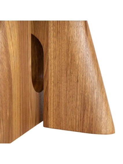 NUDO 80 X 80 mesa de centro marrón