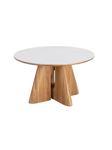 NUDO 80 X 80 mesa de centro marrón