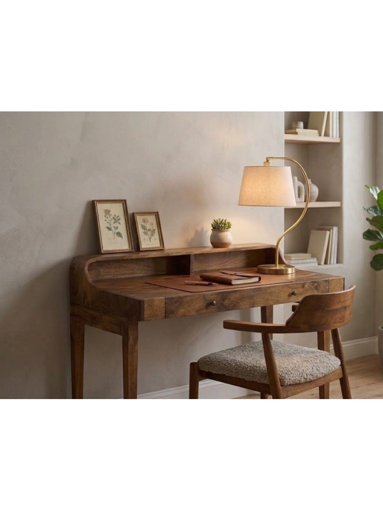 ULISES OSCURO 122 X 62 escritorio madera de mango