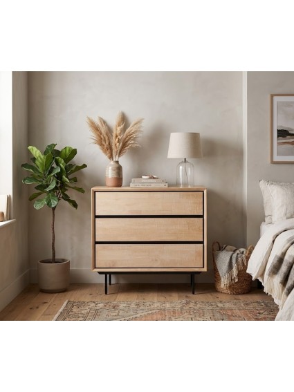 PONIENTE 99,50 X 40 cómoda madera natural