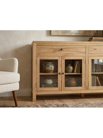TEIDE 160 X 45 aparador 4 puertas cristal grande