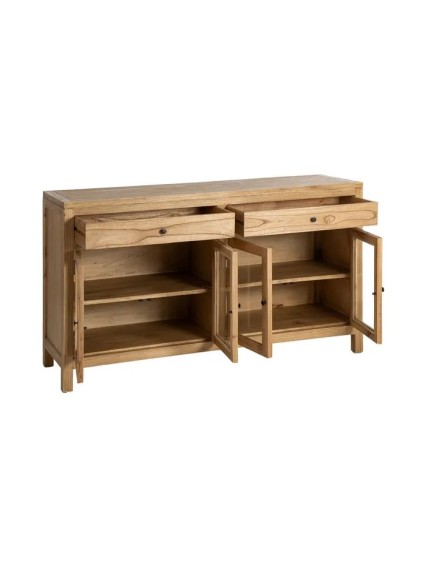 TEIDE 160 X 45 aparador 4 puertas cristal grande