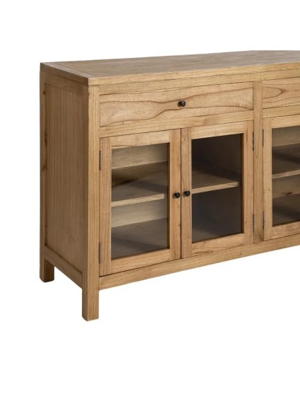 TEIDE 160 X 45 aparador 4 puertas cristal grande