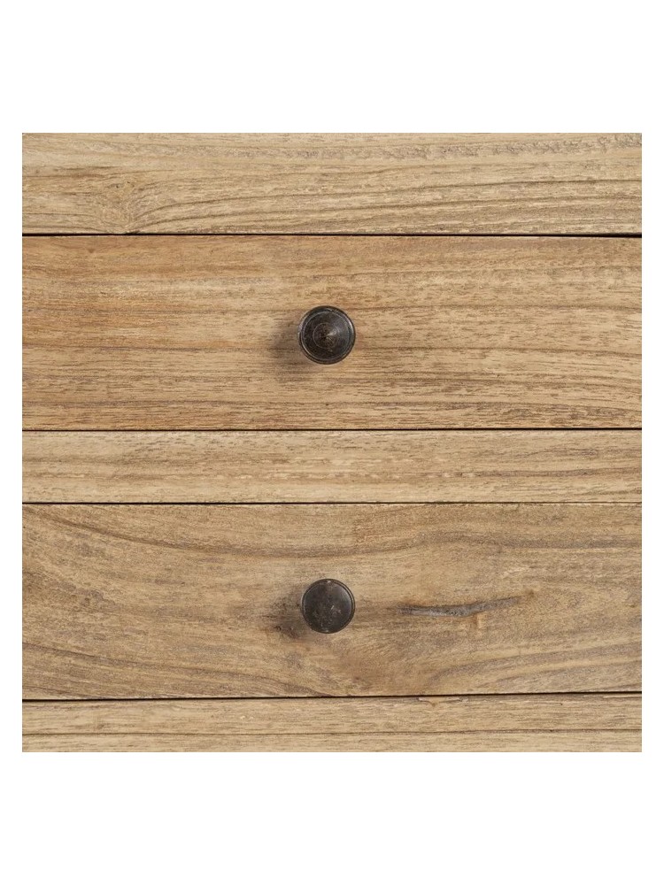 TEIDE 45x30 mesita balda 2 cajones natural