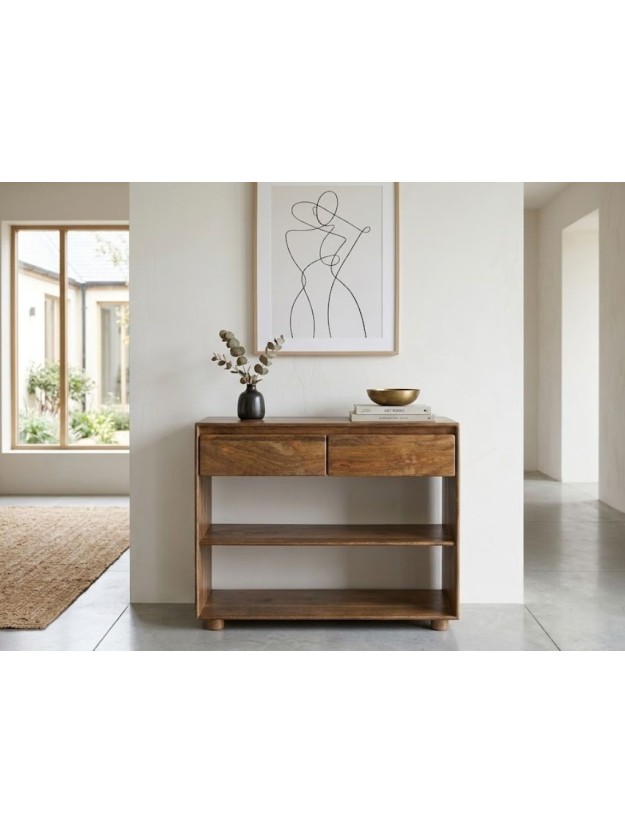 LINAJE 100 X 35 consola madera de mango