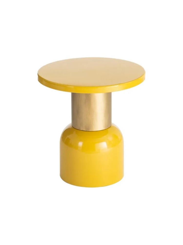 DESTELLO 51 X 51 mesita metal mostaza