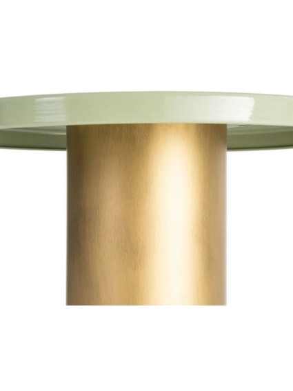 DESTELLO 51 X 51 mesita metal aguamarina