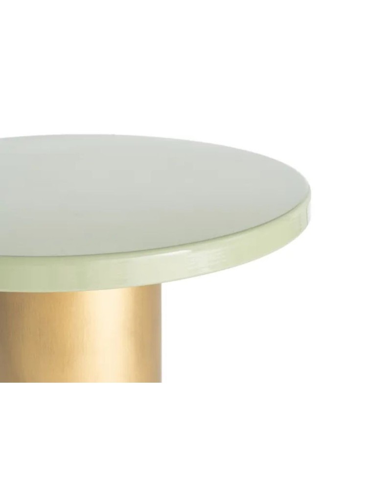 DESTELLO 51 X 51 mesita metal aguamarina