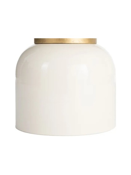 DESTELLO 51 X 51 mesita metal blanca