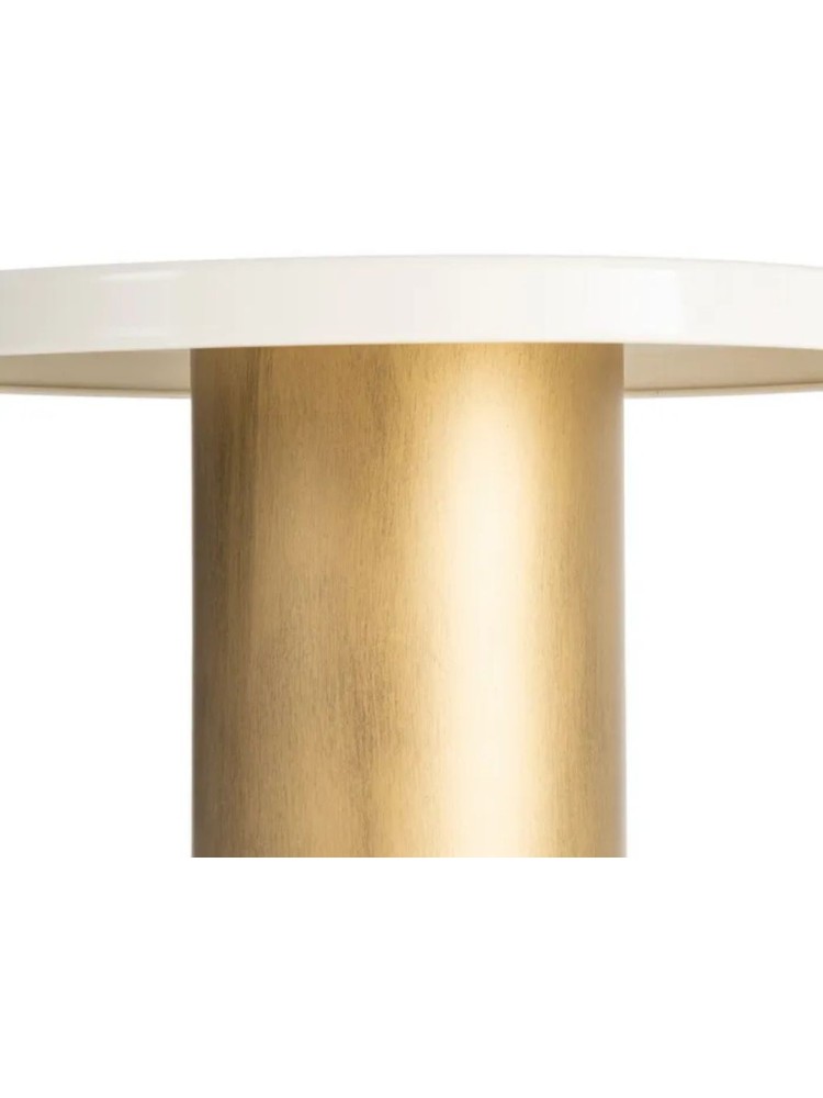 DESTELLO 51 X 51 mesita metal blanca