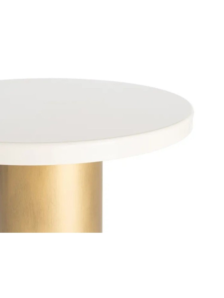 DESTELLO 51 X 51 mesita metal blanca