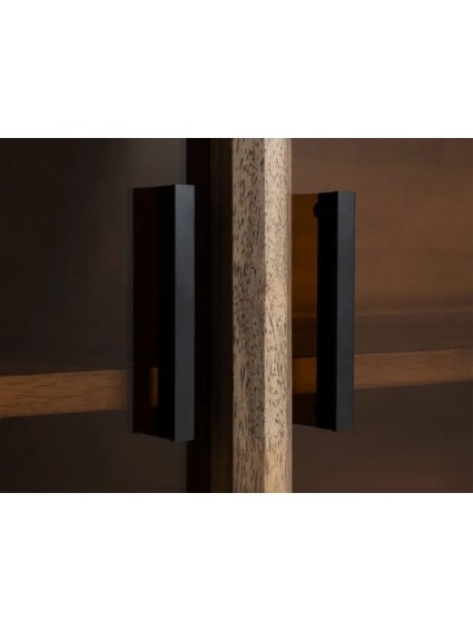 BOSCO 160 X 46 aparador madera cristal