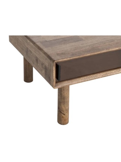 BOSCO 120 X 60 mesa de centro madera cristal