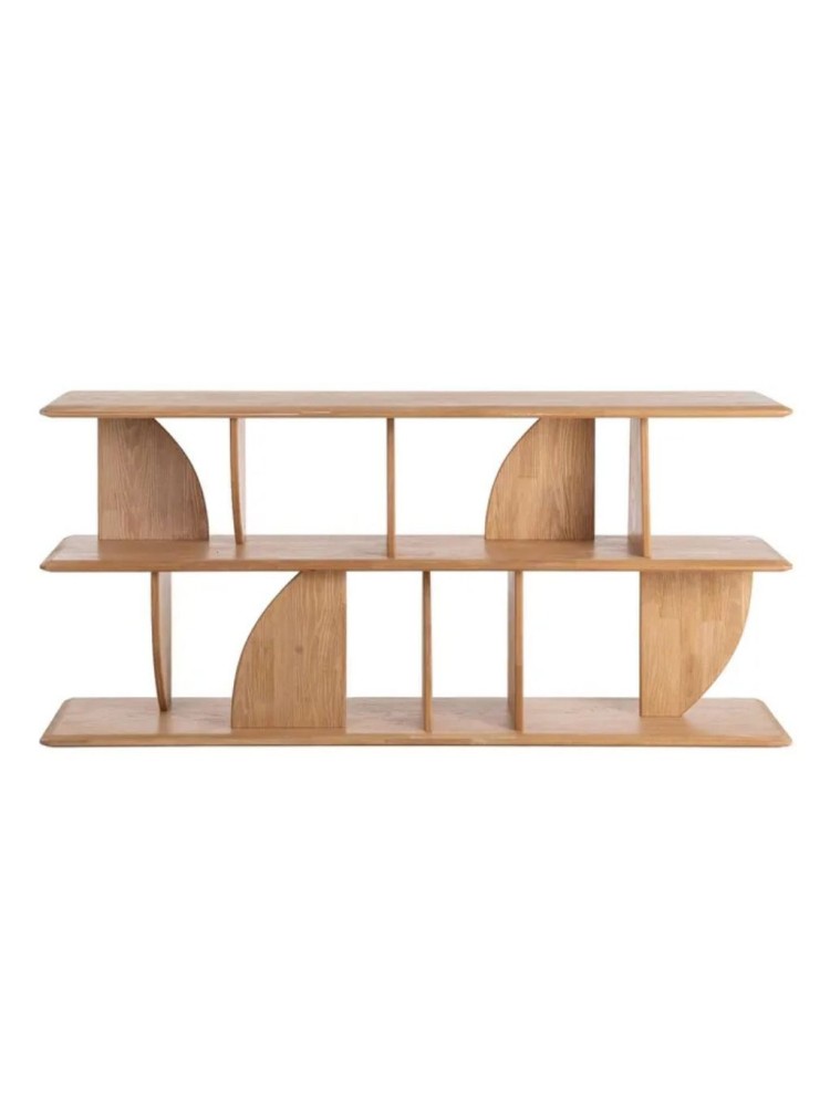 VELA 180 X 38 estantería clara baja madera