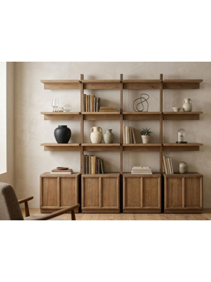 CÚBICA 210,50 X 44,50 estantería madera de pino