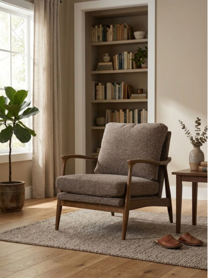 MARCO 72 X 86,50 sillón marrón