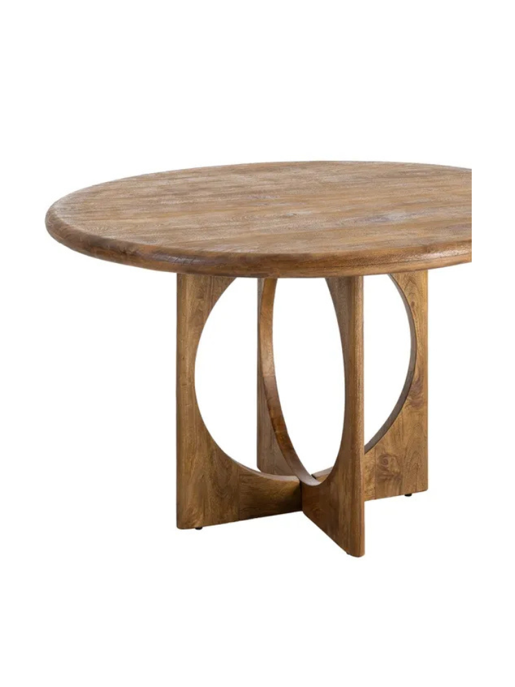HORIZONTE 125 X 125 mesa de comedor madera de mango