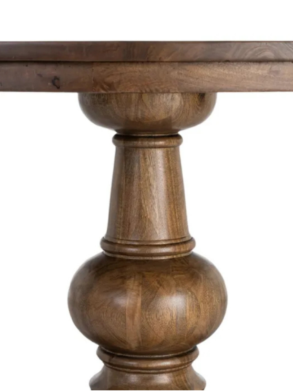 FLORA 150 X 150 mesa de comedor madera de mango