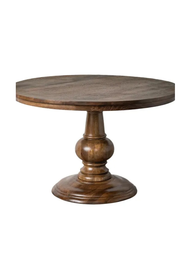 FLORA 120 X 120 mesa de comedor madera de mango