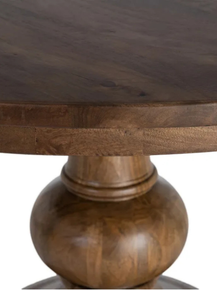 FLORA 120 X 120 mesa de comedor madera de mango
