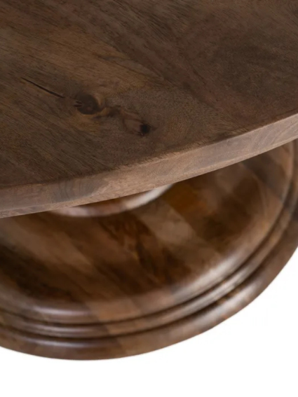 FLORA 120 X 120 mesa de comedor madera de mango