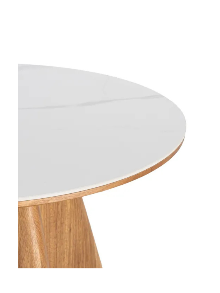 NUDO 80 X 80 mesa de centro marrón