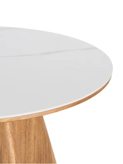NUDO 80 X 80 mesa de centro marrón
