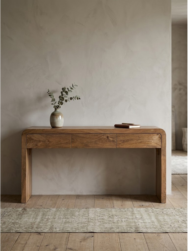 CAUCE 153 X 45 consola madera de mango
