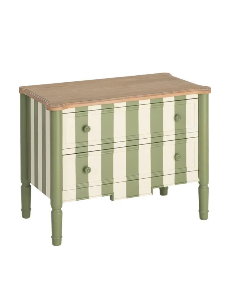 EUCALIPTO 80 X 45 mueble auxiliar rayas