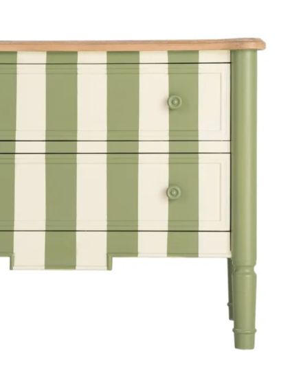 EUCALIPTO 80 X 45 mueble auxiliar rayas