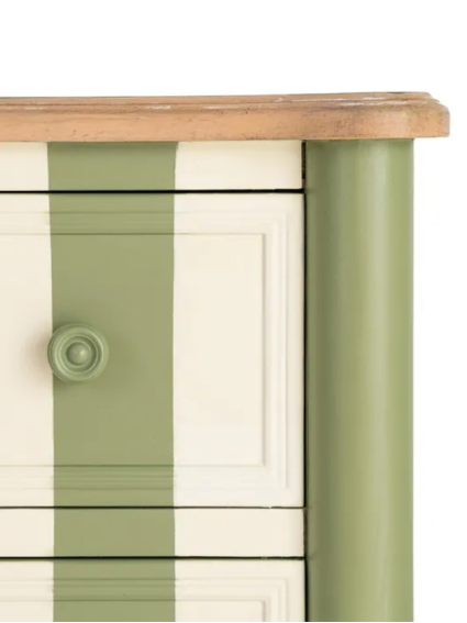EUCALIPTO 80 X 45 mueble auxiliar rayas