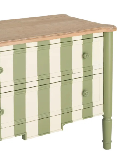 EUCALIPTO 80 X 45 mueble auxiliar rayas