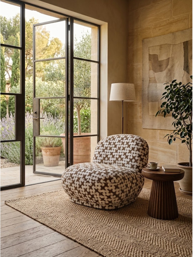 NIDO 82 X 84 sillón marrón