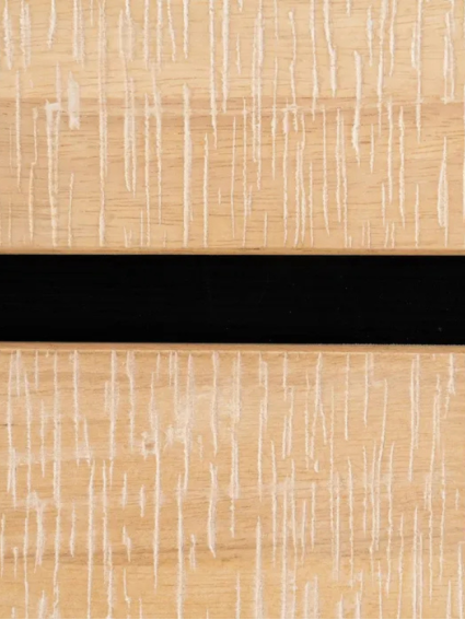 NILO 99,50 X 40 cómoda natural negro metal