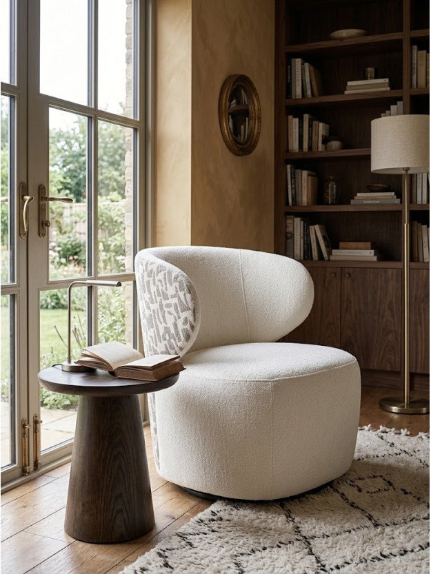 BERTA 73 X 68 sillón crema